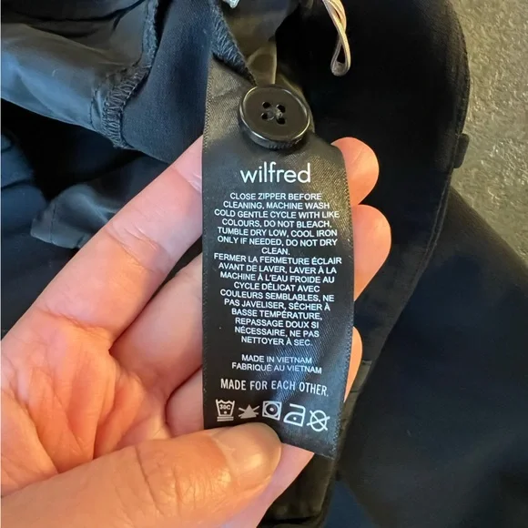 Wilfred Black Pleaded Trousers Size 2 - Picture 6 of 14